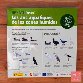 Cartellera d'informació a paret amb placa i contraplaca